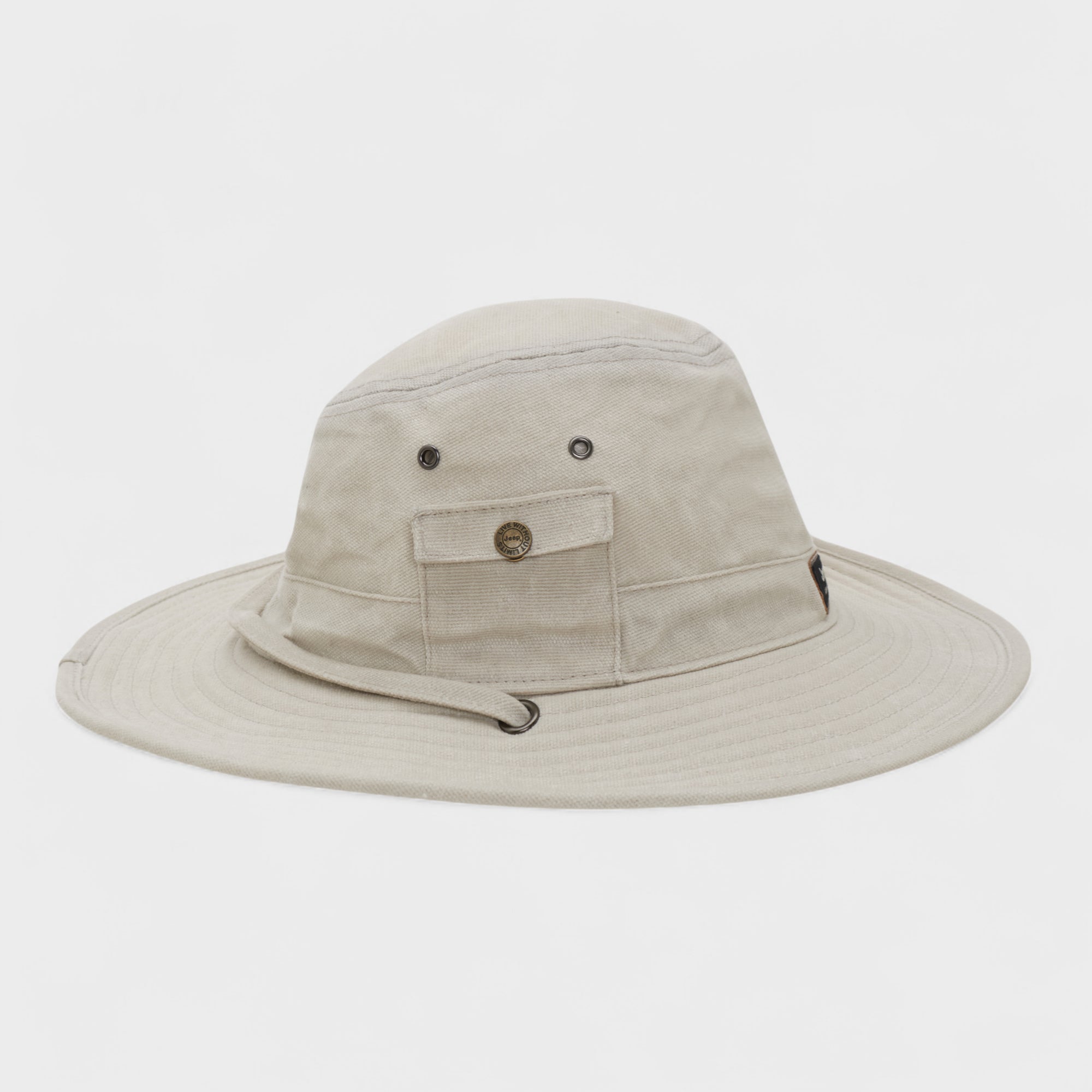 Jeep Men's Boonie Headwear Khaki (7991790927961)