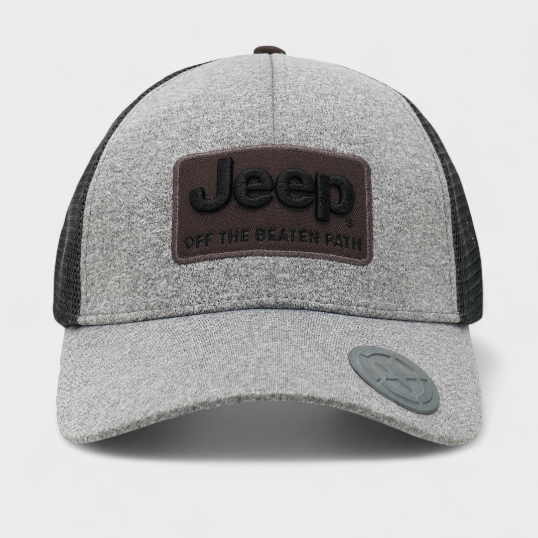 Jeep Men's Trucker Cap Grey (7991795449945)