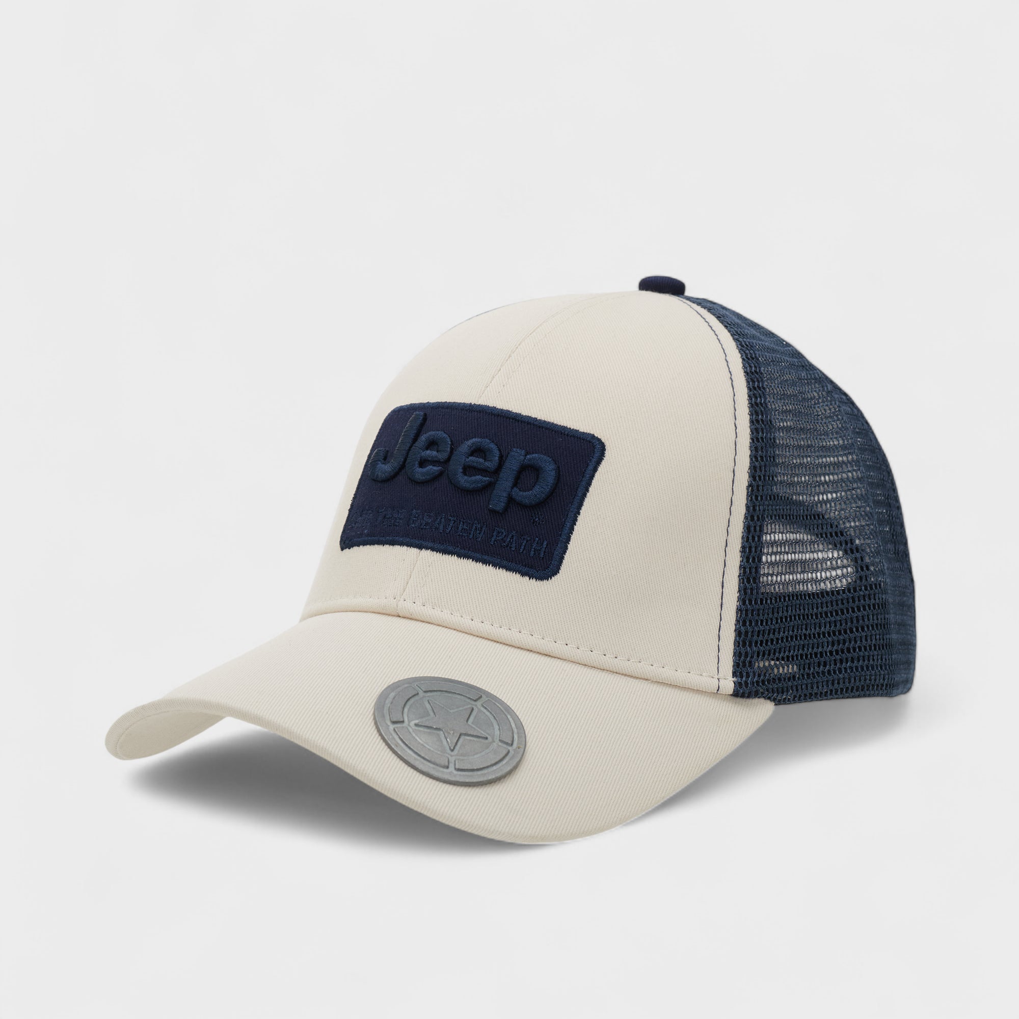 Jeep Men's Trucker Cap Navy (7991792304217)