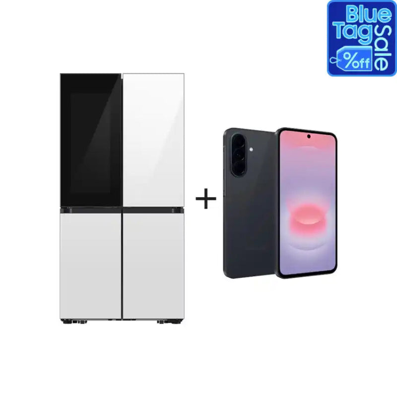 Samsung 704L White Bespoke French Door Fridge RF71DB975012FA