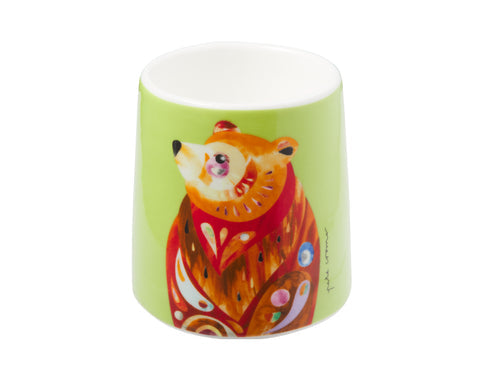 Maxwell & Williams Pete Cromer Woodland Creatures Egg Cup Brown Bear AW1053