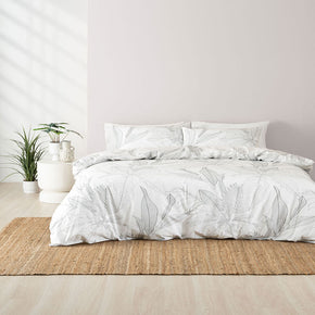 Linen House White Tropica Duvet Cover Set
