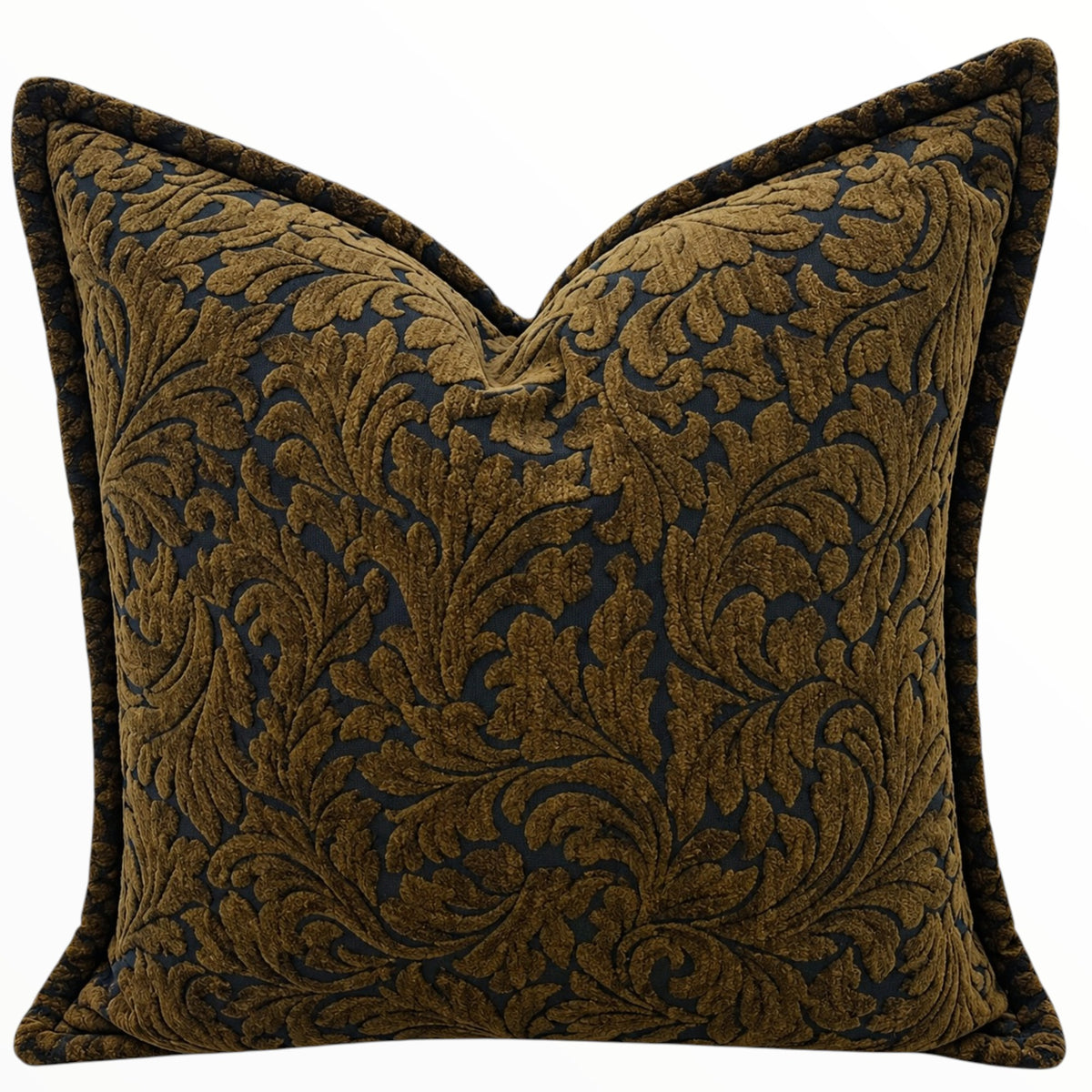 Assorted Scatter Cushion Acanthus Black/Bronze 60x60 cm.