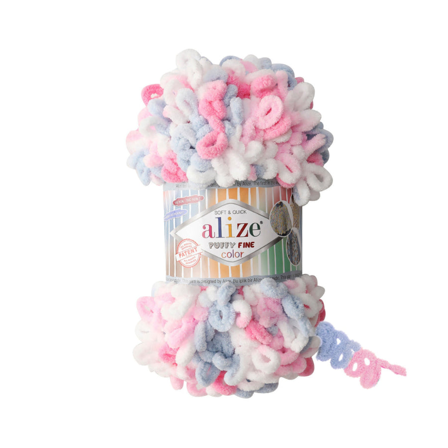 Alize Puffy Fine Multicolor 100g (8007479787609)