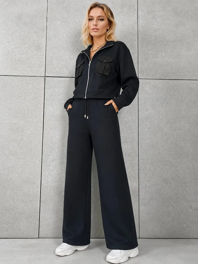 Cocoloco Ladies Farah Combat Tracksuit-Black