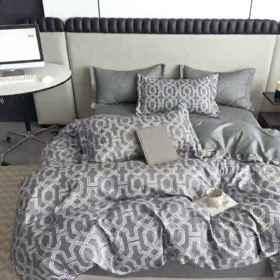 Cotton Co Printed Micro Satin Arabica Duvet Covers Set