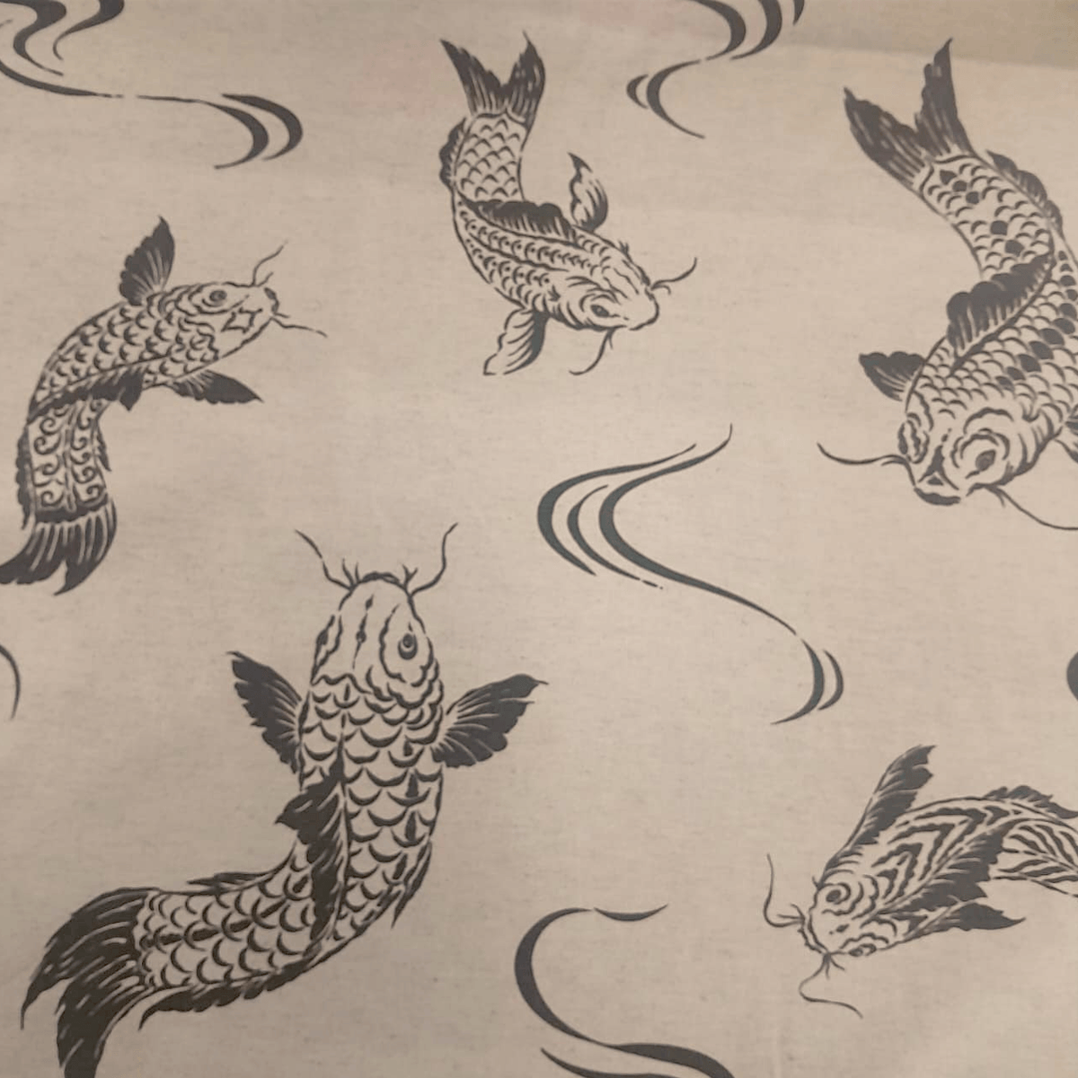 Fabric  Koi Cotton 140 cm.