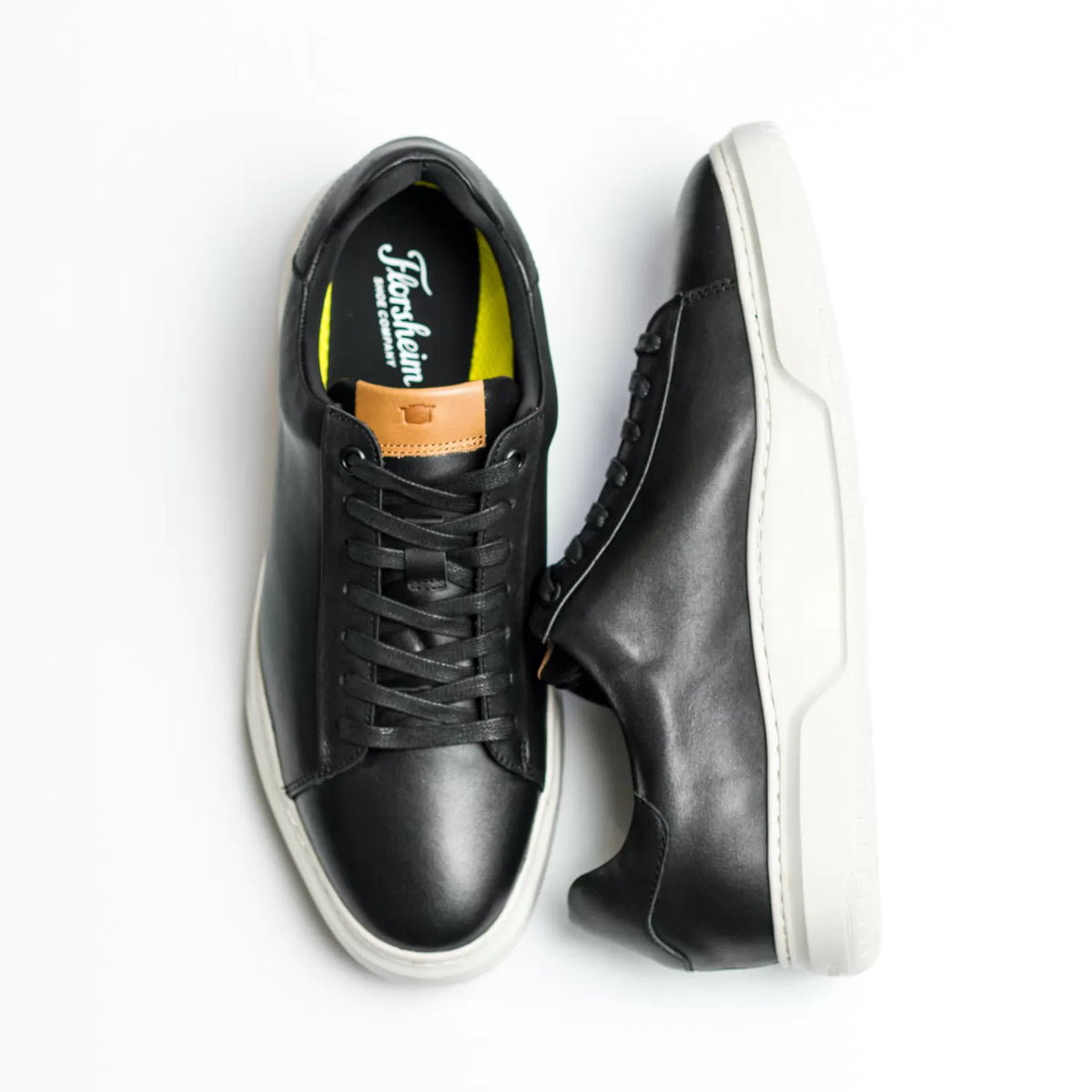 Florsheim Men's Premier Lace Up Sneaker-Black