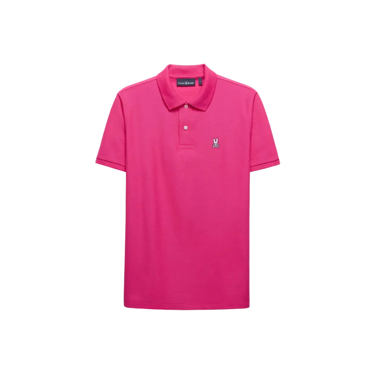 Psycho Bunny Mens  Classic Pique Polo-Pink Yarrow B6K001F200