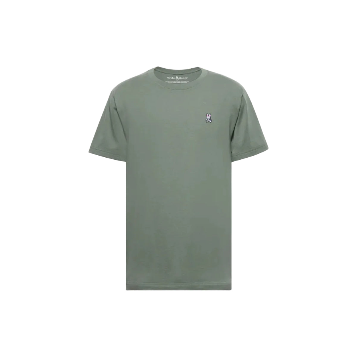 Psycho Bunny Mens Classic Crew Neck Tee-Mulled Basil B6U014F200