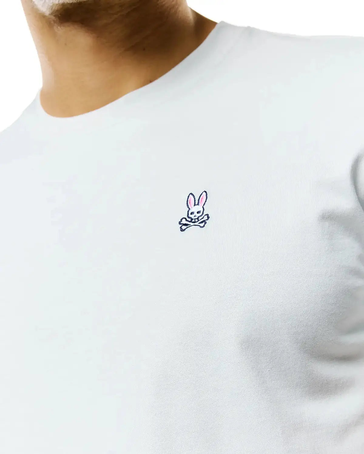 Psycho Bunny Classic Crew Neck Tee-Dawn Blue  B6U014F200