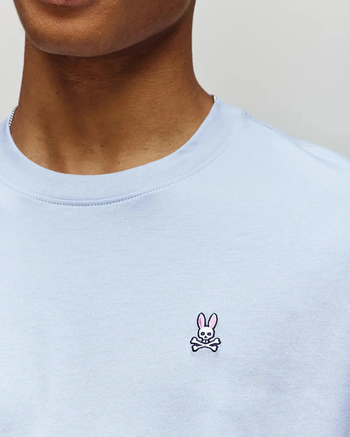 Psycho Bunny Classic Crew Neck Tee-Skyway B6U014F200