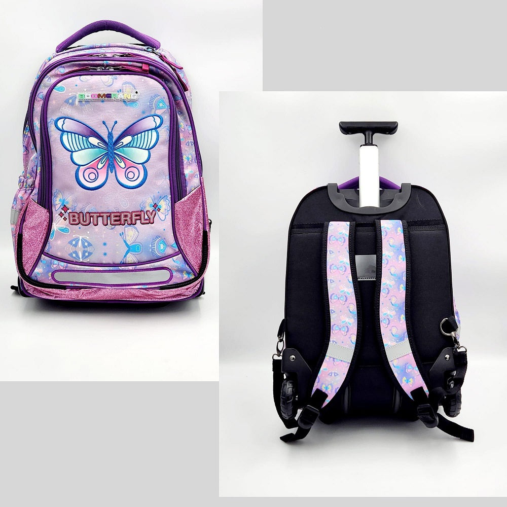 Boomerang S-521 Large Ortho Trolley Back Pack Butterfly