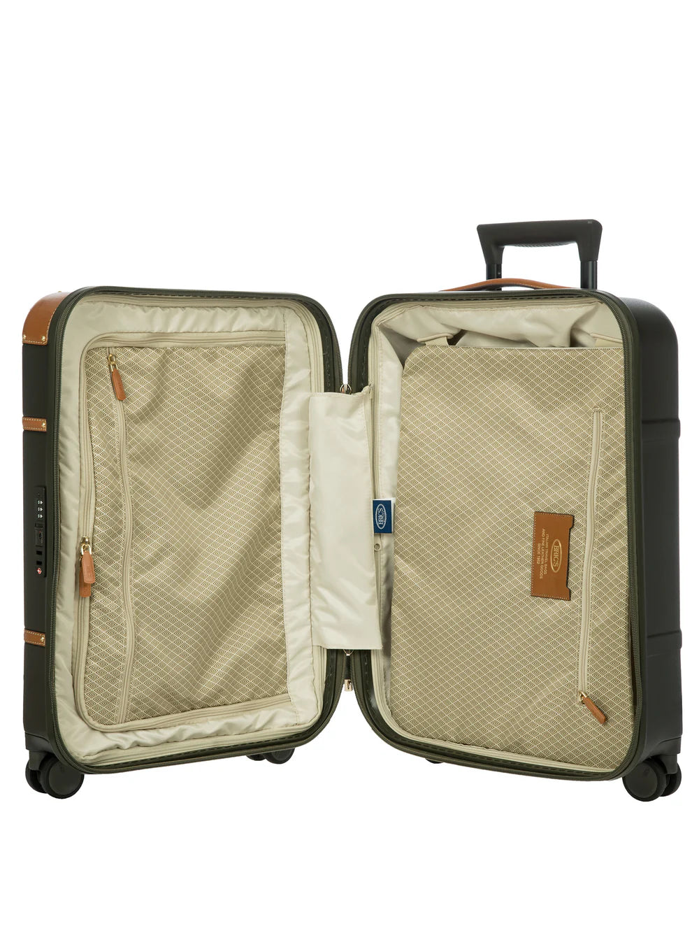 Bric's Bellagio Carry On 4 Wheel Trolley Case Olive 55cm BBG28301.078.