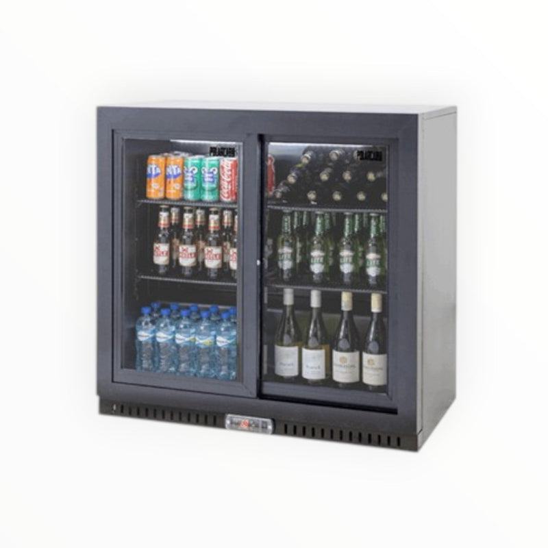 PolarCab Bar Fridge 2 Sliding Door BBP9002