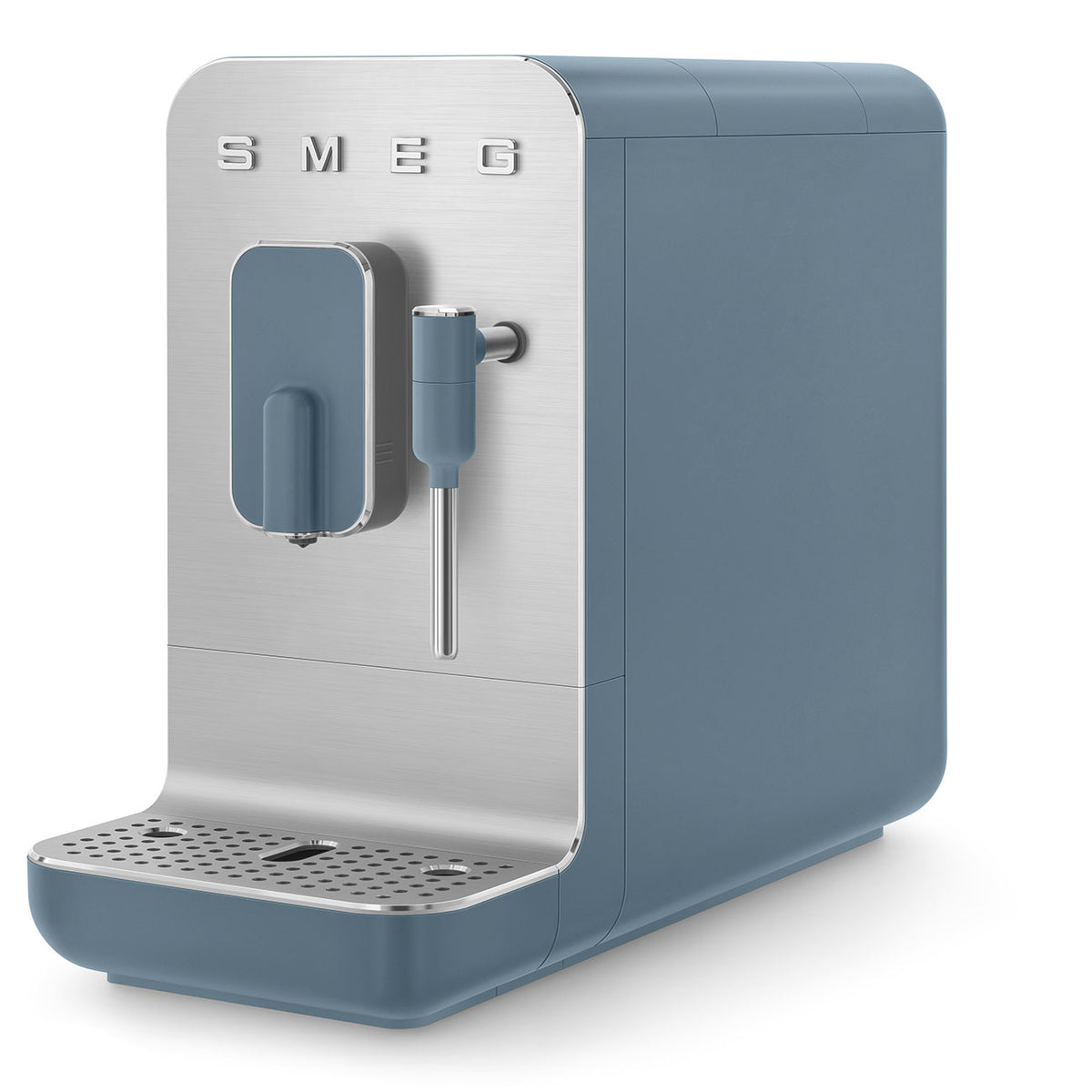 Smeg 50's Style Espresso Coffee Machine Storm Blue BCC12SBMEU