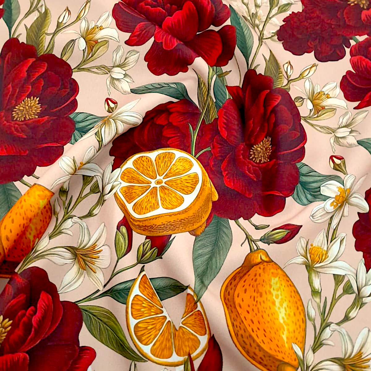 Printed Mini Matt D21 Oranges 140 cm.