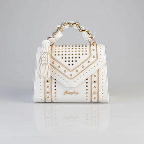Sissy Boy Janey With Stud And Chain Bag Cream (8025725567065)