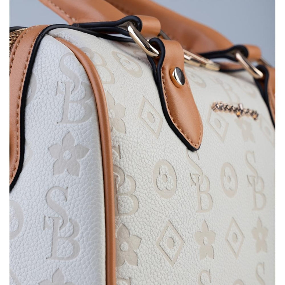 Sissy Boy Bowler Bag Cream BG838