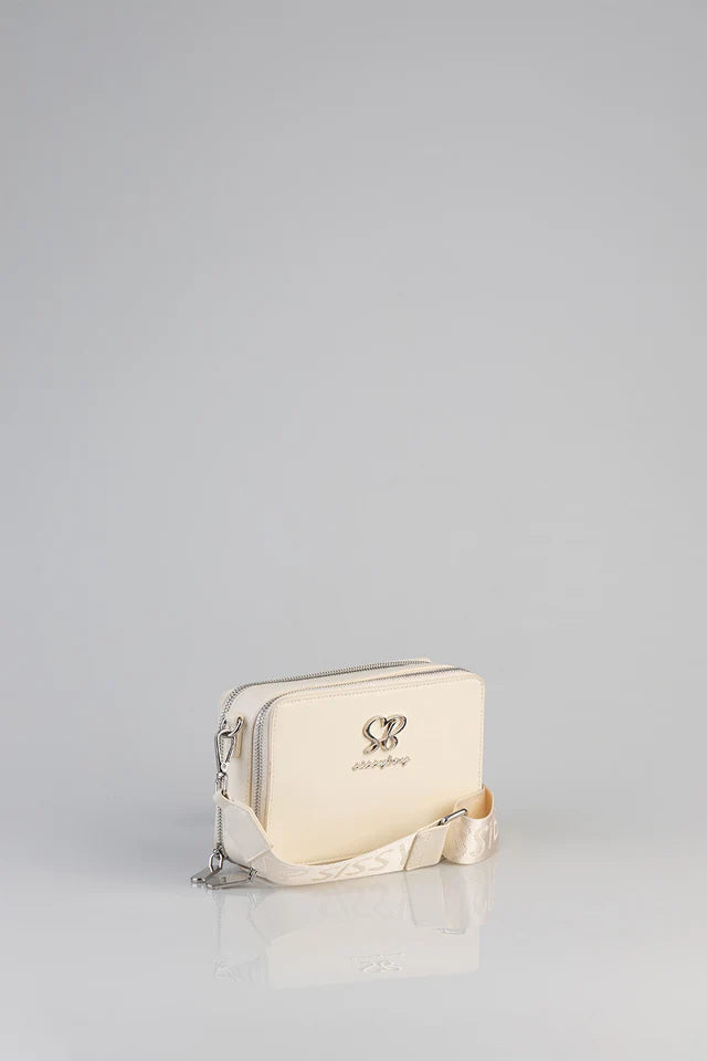 Sissy Boy Women's Cream Carmy Camera Bag (8025720914009)