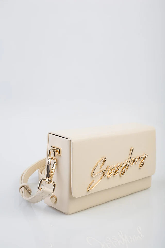 Sissy Boy Pauline Handbag-Ecru BG888.