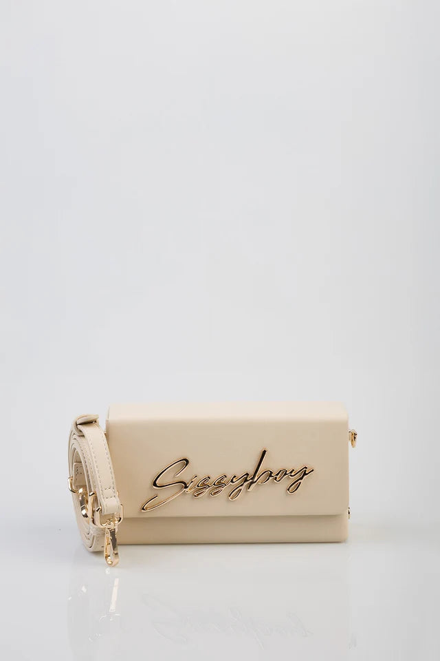 Sissy Boy Pauline Handbag-Ecru BG888.