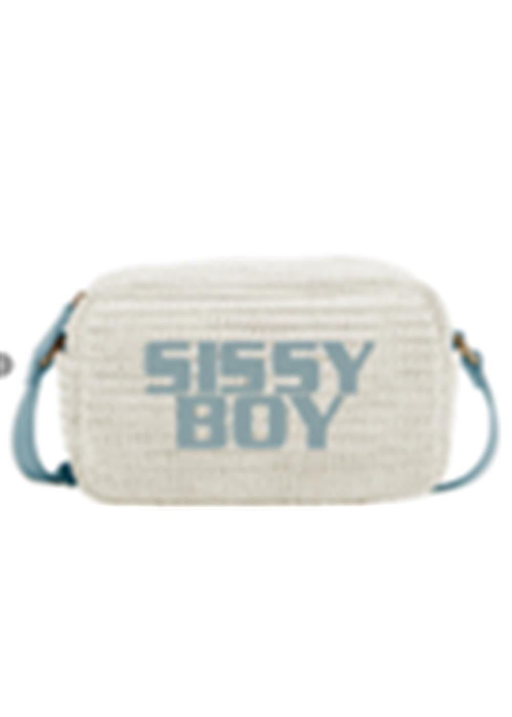 Sissyboy Ladies Wren Woven Crossbody Bag -Blue BG972