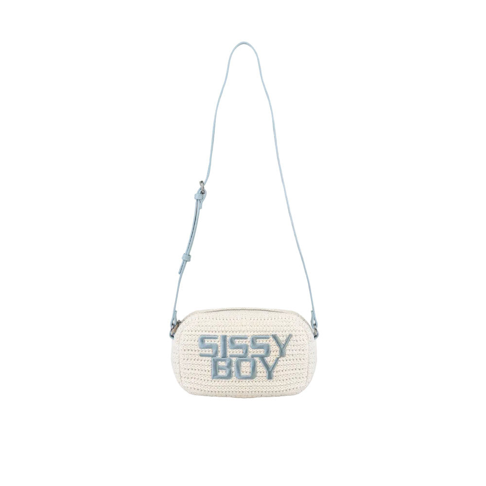 Sissyboy Ladies Wren Woven Crossbody Bag -Blue BG972