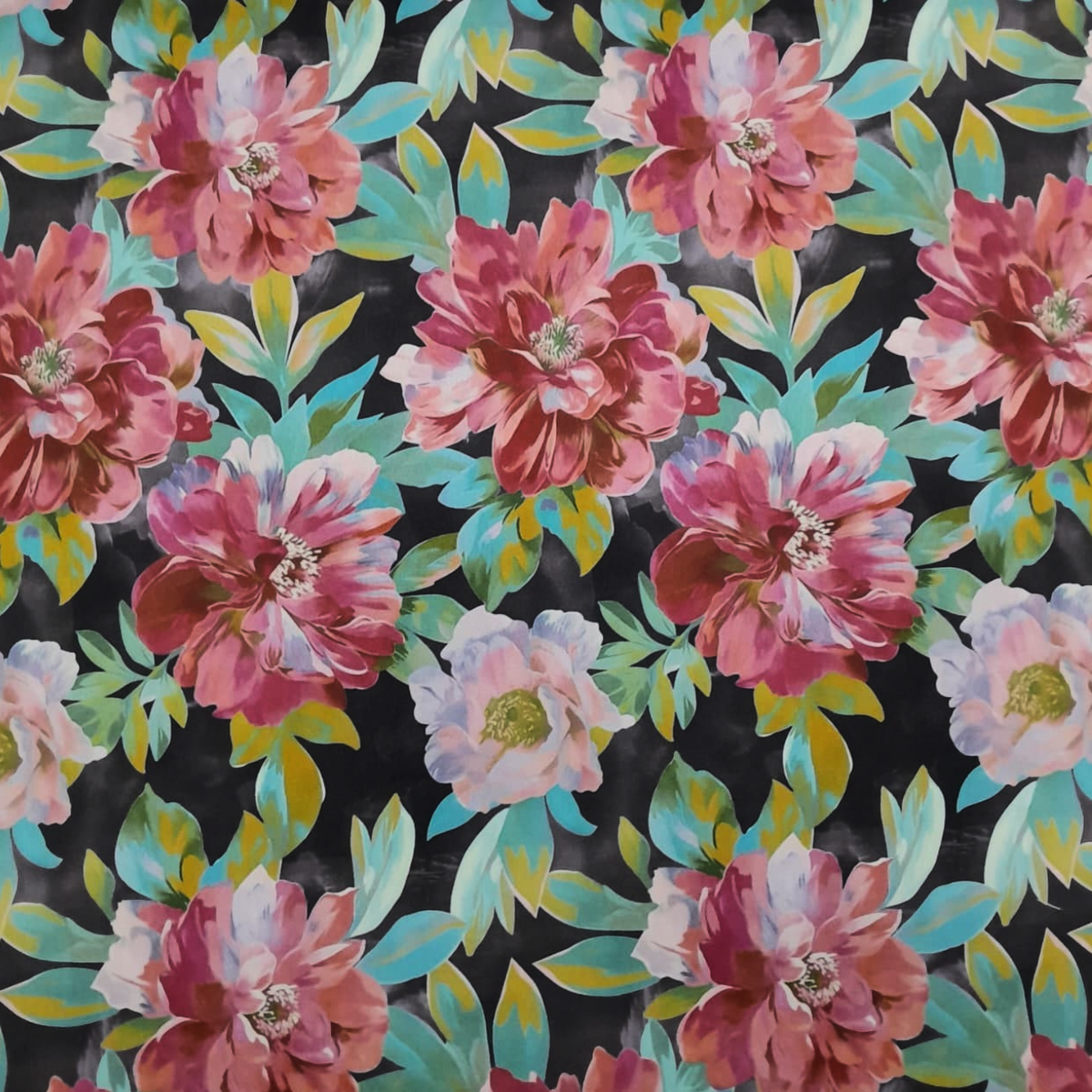 Fabric Printed Mini Matt Floral D15 140 cm.