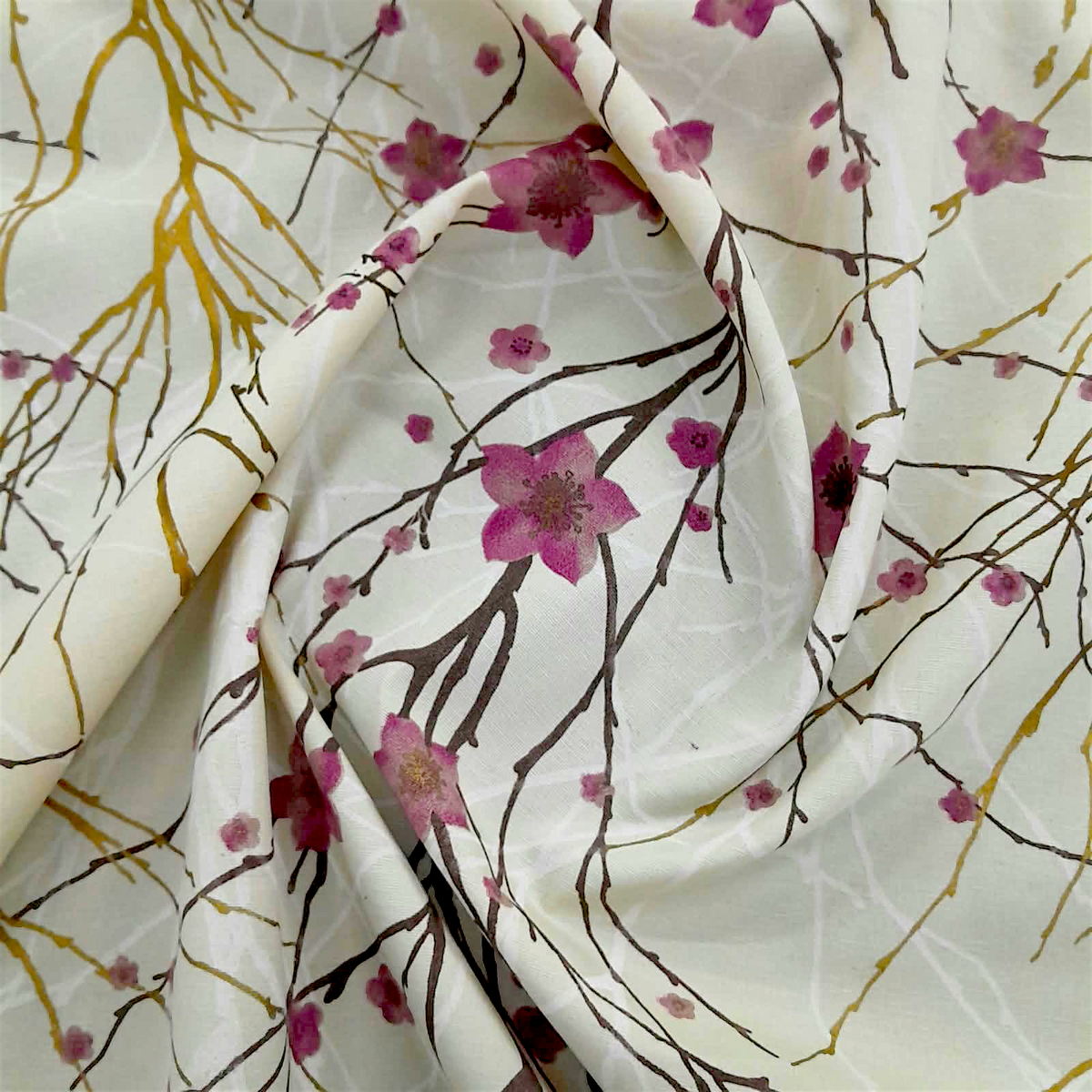 Fabric LB Prints Cherry Blossom Pink 140 cm