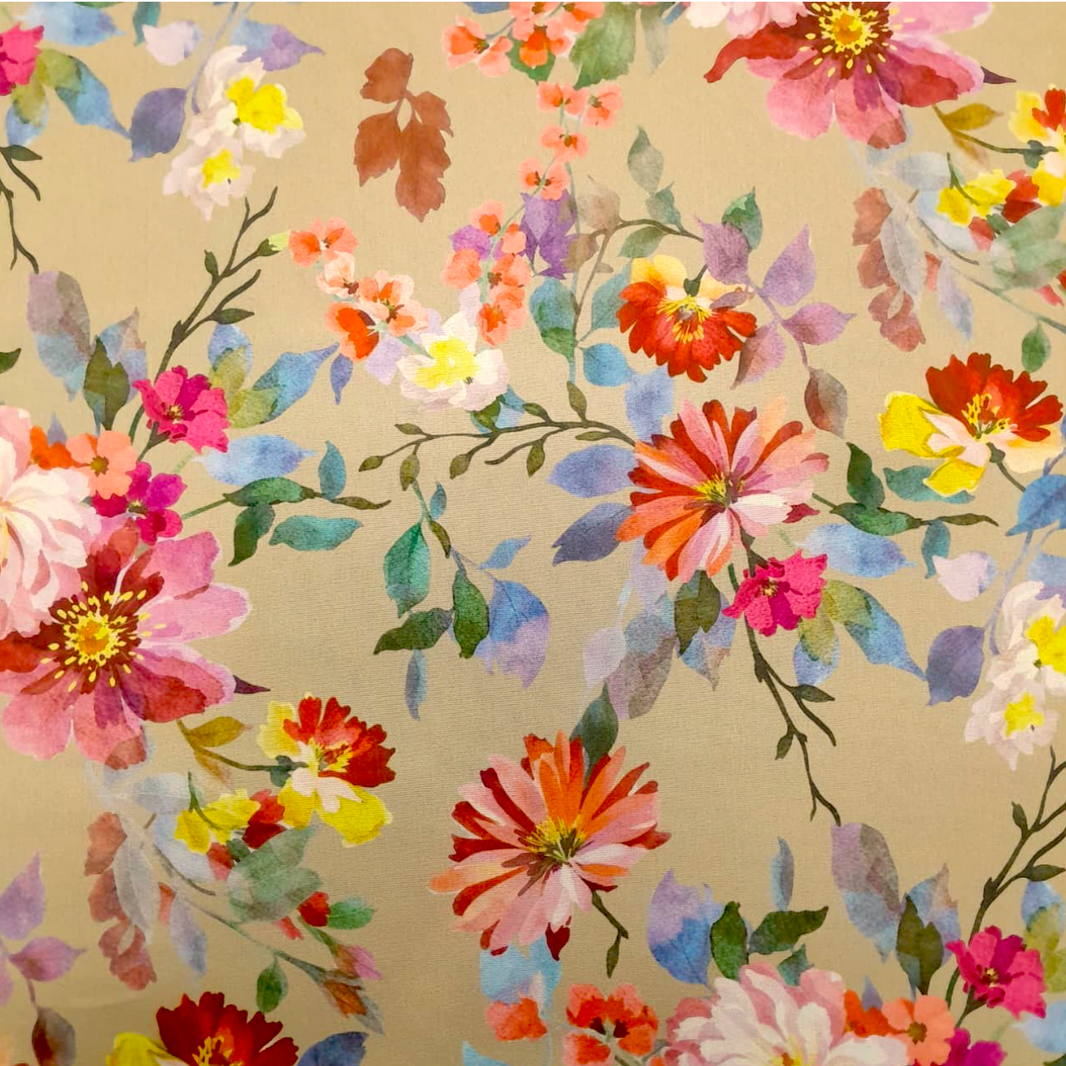 Fabric Printed Mini Matt D31 Floral 140 cm.