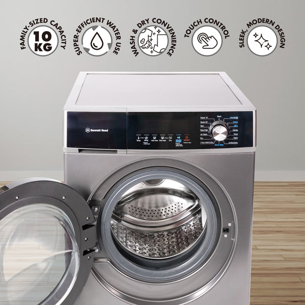 Bennett Read 10/6kg Metallic Washer And Dryer Combo JCD103 (8021951938649)