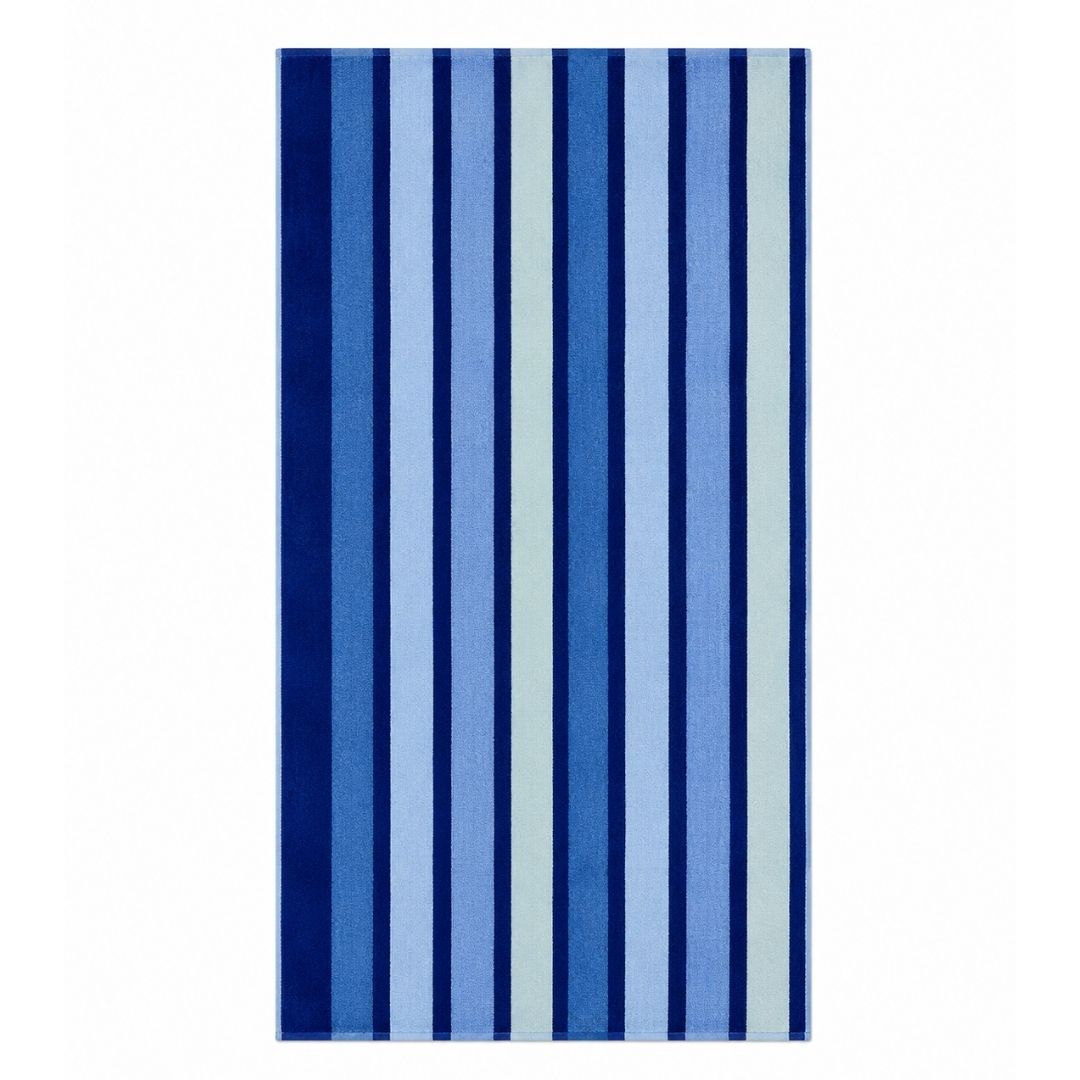 Bristol Beach Towel 80x160cm Palm Limoges Blue.