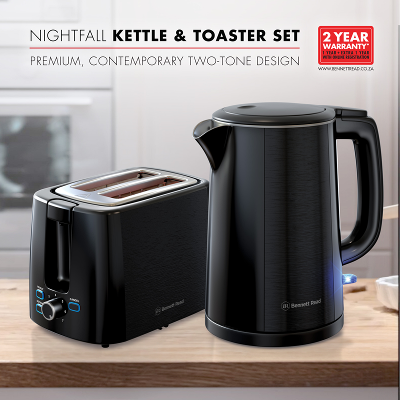 Bennett Read Nightfall Kettle and Toaster Set KBP107.