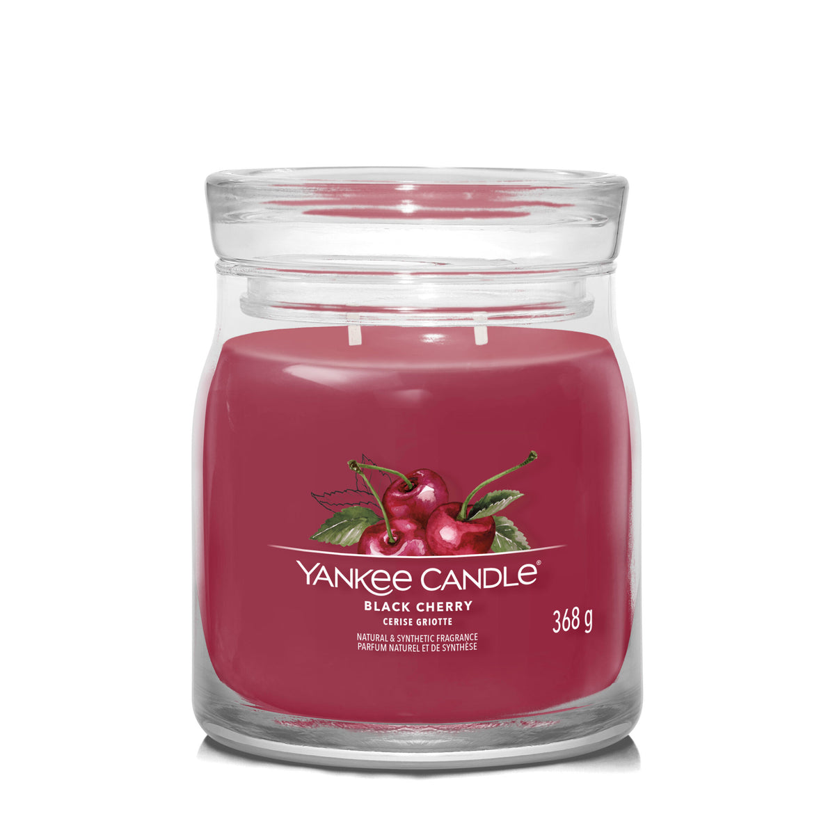 Yankee Candle Signature Medium Jar Black Cherry 368g