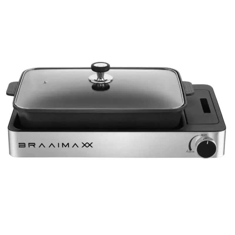 BraaiMaxx Portable Frying Pan With Lid 1.2 L 1150-01-FP