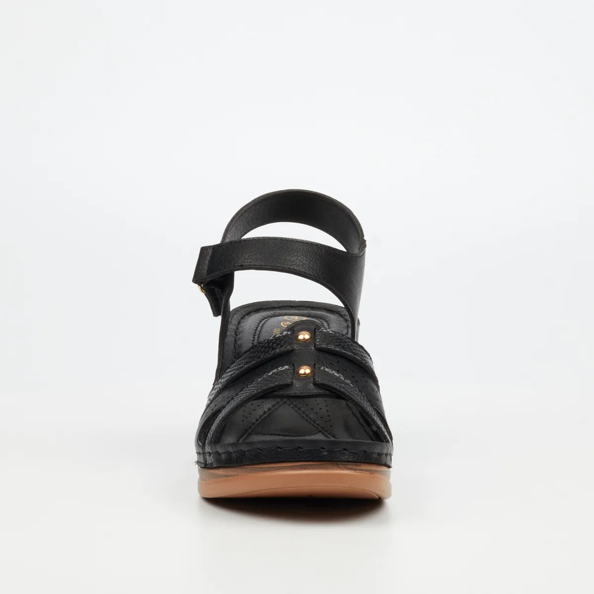 Butterfly Feet Ladies Carmine 3 Wedge-Black