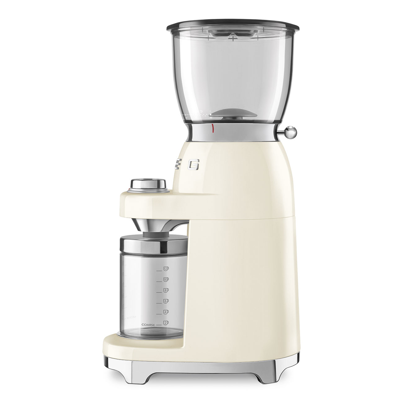 Smeg 150W Retro Coffee Grinder Cream CGF01CR (7014865502297)