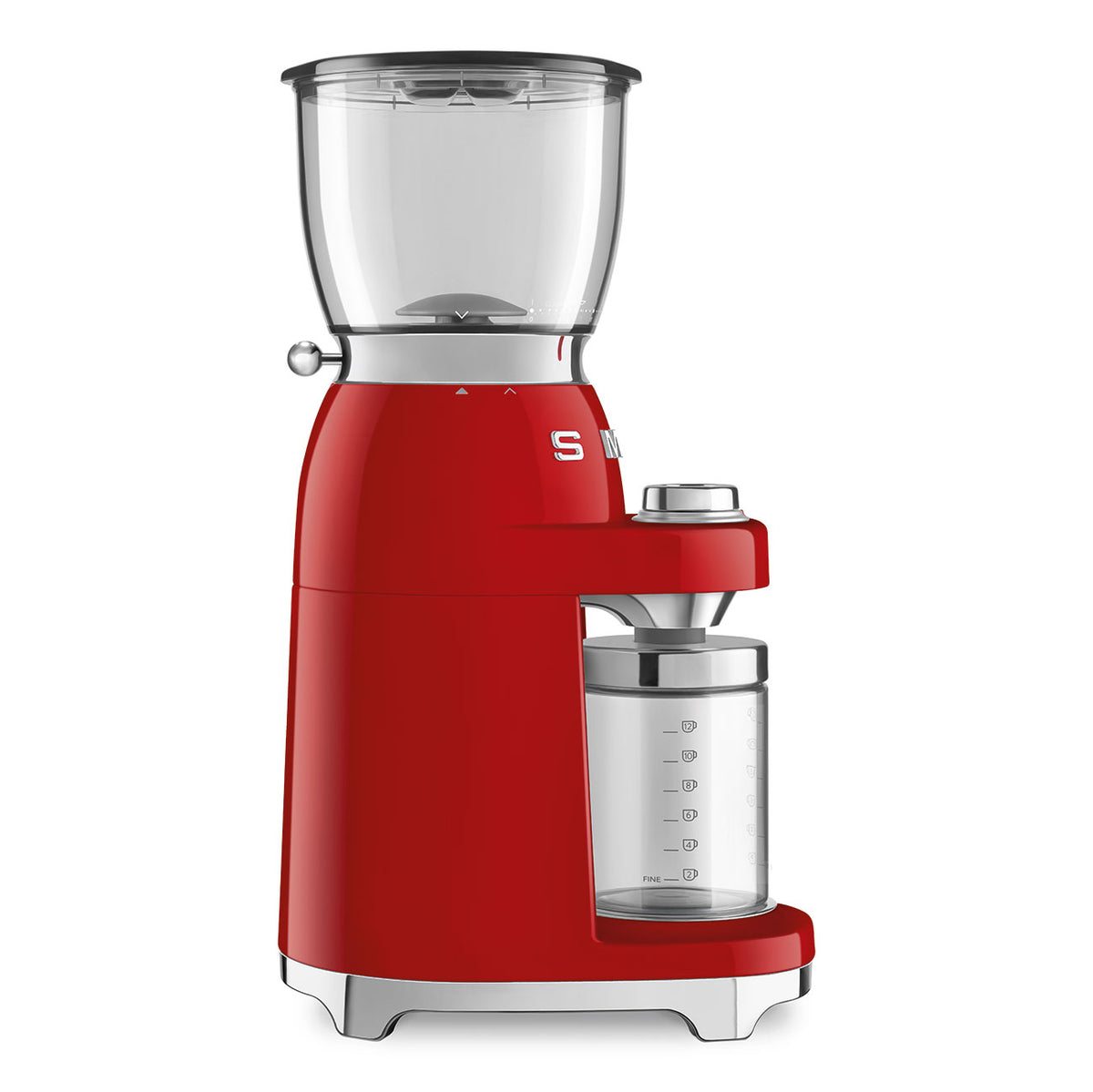 Smeg 150W Retro Coffee Grinder Red CGF01RD (7185349312601)