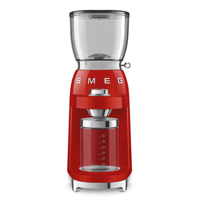 Smeg 150W Retro Coffee Grinder Red CGF01RD (7185349312601)