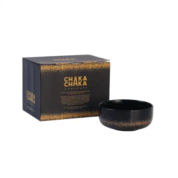 Yvonne Chaka Chaka Gold Splash Cereal Bowl Set of 4, 500ml CH-0000045