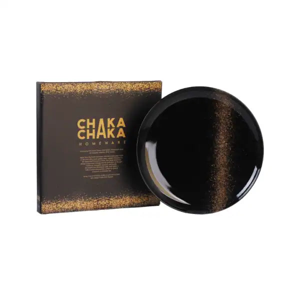 Yvonne Chaka Chaka Gold Splash Charger 30cm CH-0000051