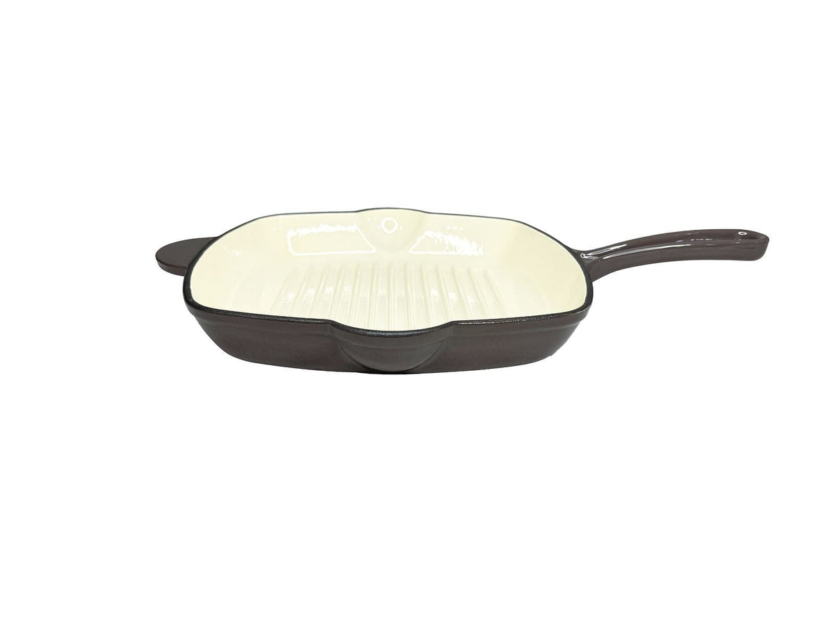 CH Cast Iron Square Frying Pan 27cm Grey CH1294.