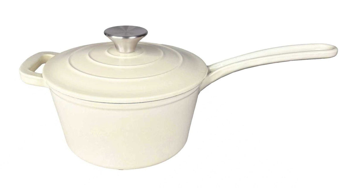 CH Cast Iron Saucepan 19cm Cream CH1342