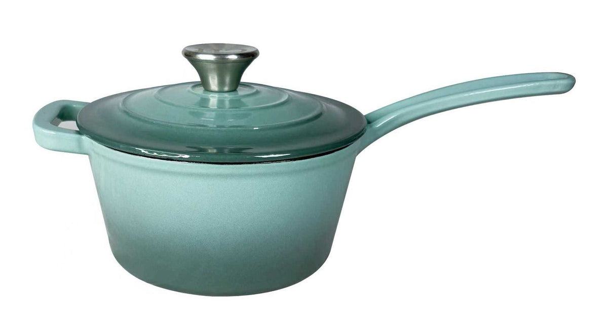 CH Cast Iron Saucepan 19cm Sea Salt CH1344.