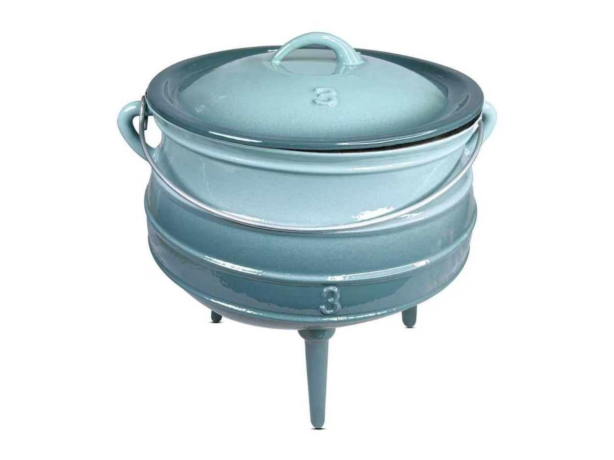 CH Cast Iron 3 Leg Potjie Pot Sea Salt CH1358