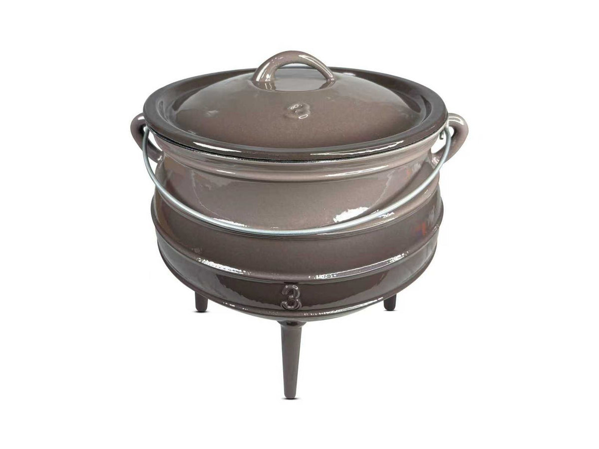 CH Cast Iron 3 Leg Potjie Pot Grey CH1359.