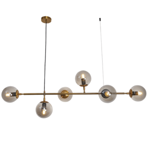 Bright Star Chandelier CH508/6 GD/SM (7997759324249)