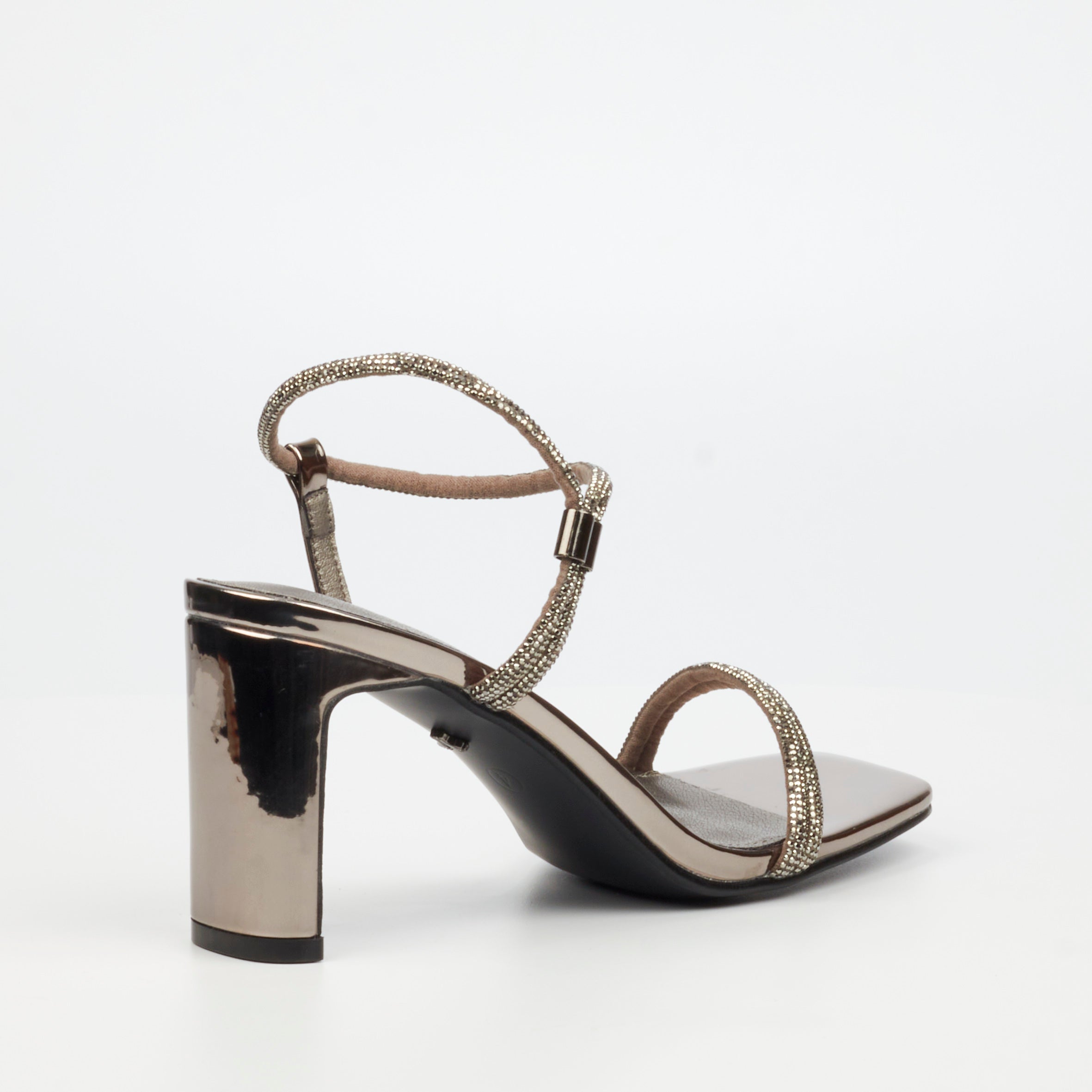 Butterfly Feet Charla 1 Faux Patent Low Heels – Pewter (7987859030105)