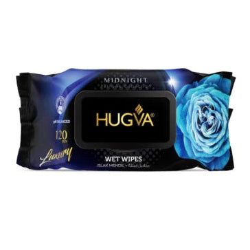 Hugva Luxury Wet Wipes 120 Piece Midnight MM11.2607